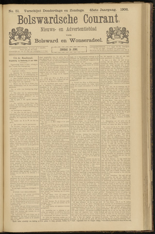 Bolswards Nieuwsblad nl 1906-06-24