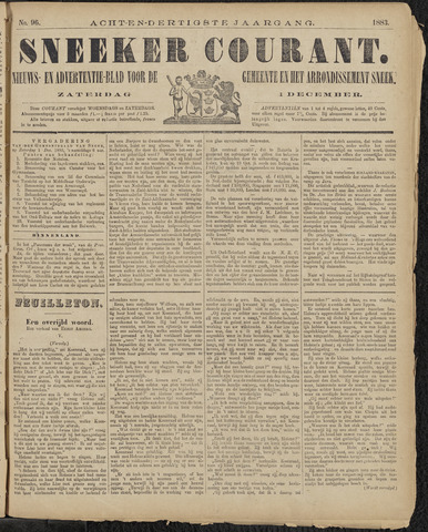 Sneeker Nieuwsblad nl 1883-12-01