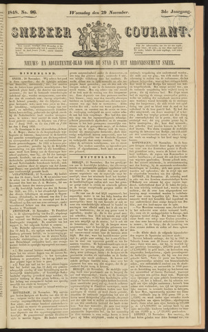 Sneeker Nieuwsblad nl 1848-11-29