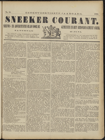 Sneeker Nieuwsblad nl 1886-06-26