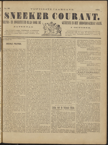 Sneeker Nieuwsblad nl 1895-10-05