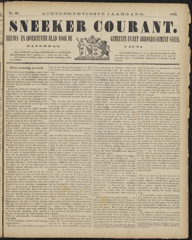 Sneeker Nieuwsblad nl 1883-06-09