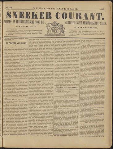 Sneeker Nieuwsblad nl 1895-11-02