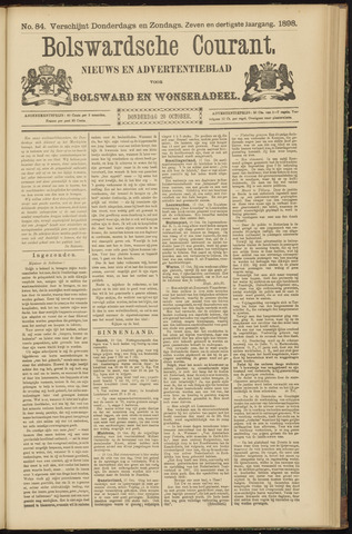 Bolswards Nieuwsblad nl 1898-10-20
