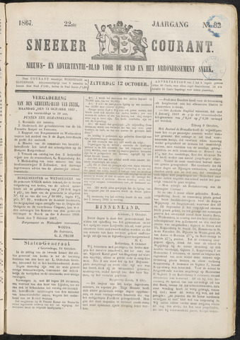 Sneeker Nieuwsblad nl 1867-10-12