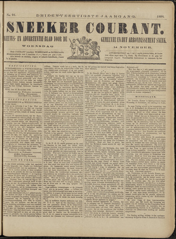Sneeker Nieuwsblad nl 1888-11-14