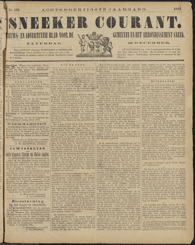 Sneeker Nieuwsblad nl 1883-12-22