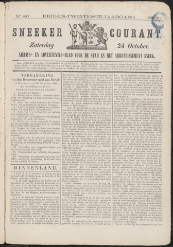 Sneeker Nieuwsblad nl 1868-10-24