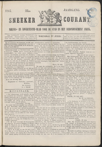 Sneeker Nieuwsblad nl 1867-07-31