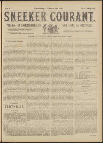 Sneeker Nieuwsblad nl 1911-11-01
