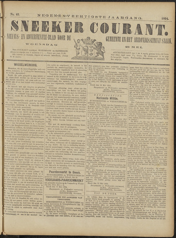 Sneeker Nieuwsblad nl 1894-05-23
