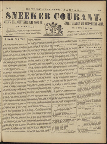 Sneeker Nieuwsblad nl 1896-10-21
