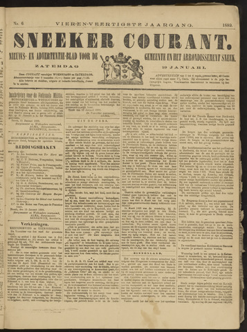Sneeker Nieuwsblad nl 1889-01-19