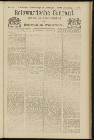 Bolswards Nieuwsblad nl 1916-02-17