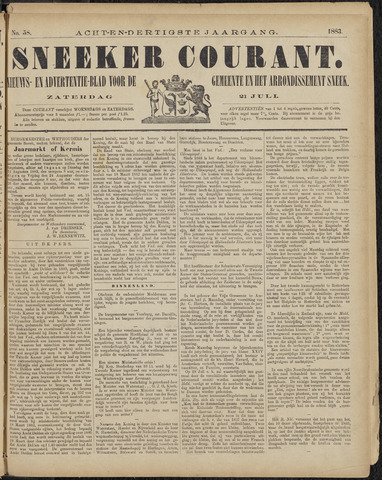 Sneeker Nieuwsblad nl 1883-07-21