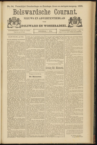 Bolswards Nieuwsblad nl 1898-07-07