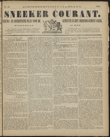 Sneeker Nieuwsblad nl 1883-05-30