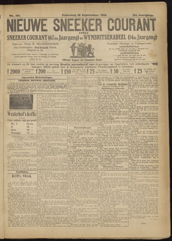 Sneeker Nieuwsblad nl 1915-09-18