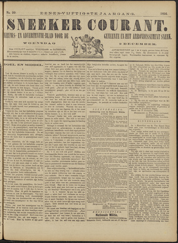 Sneeker Nieuwsblad nl 1896-12-09