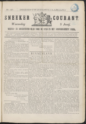 Sneeker Nieuwsblad nl 1868-06-03