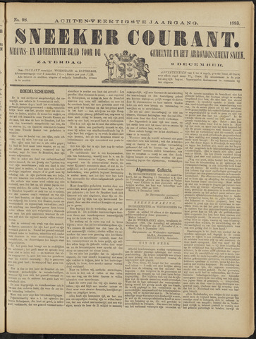 Sneeker Nieuwsblad nl 1893-12-09