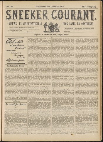 Sneeker Nieuwsblad nl 1910-10-26