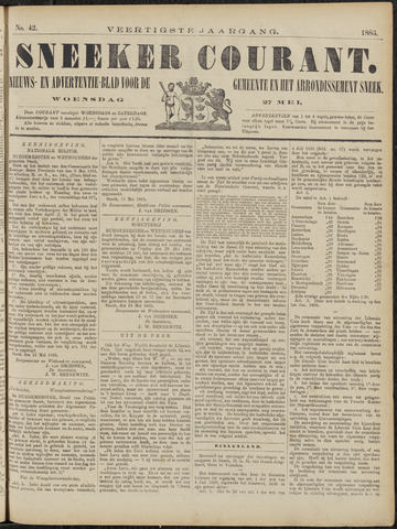 Sneeker Nieuwsblad nl 1885-05-27