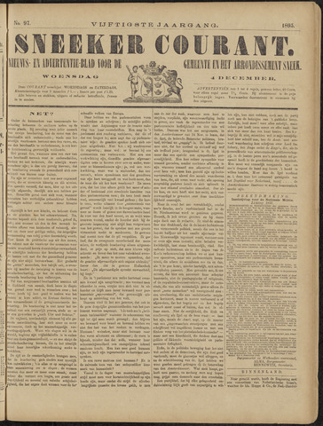 Sneeker Nieuwsblad nl 1895-12-04