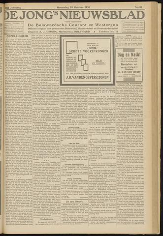 Bolswards Nieuwsblad nl 1930-10-29
