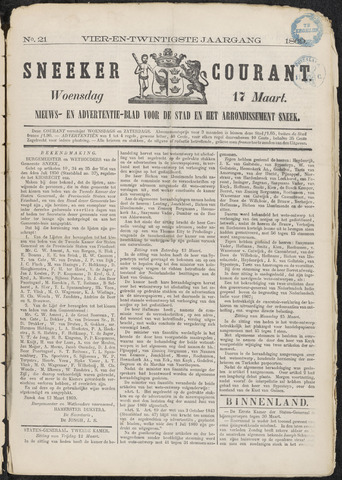 Sneeker Nieuwsblad nl 1869-03-17