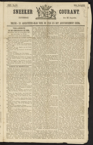 Sneeker Nieuwsblad nl 1857-08-22