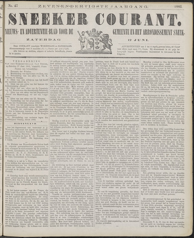 Sneeker Nieuwsblad nl 1882-06-17