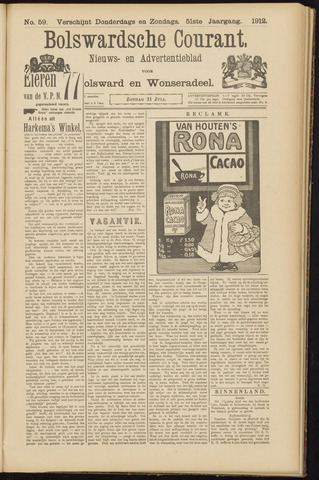Bolswards Nieuwsblad nl 1912-07-21