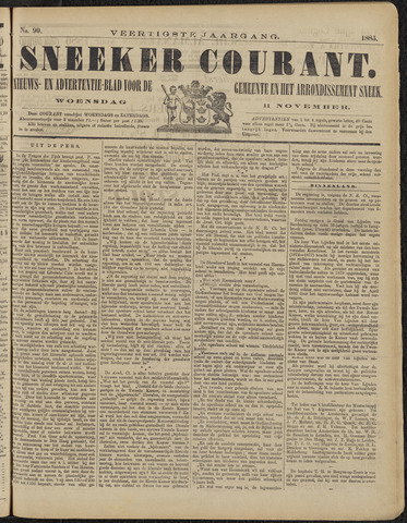 Sneeker Nieuwsblad nl 1885-11-11