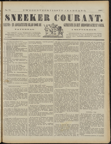 Sneeker Nieuwsblad nl 1887-09-03
