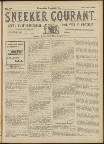 Sneeker Nieuwsblad nl 1911-04-05