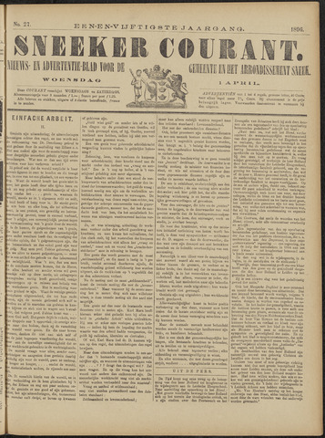Sneeker Nieuwsblad nl 1896-04-01