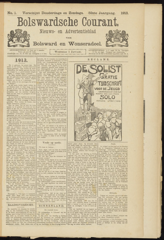 Bolswards Nieuwsblad nl 1913