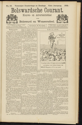 Bolswards Nieuwsblad nl 1912-11-28