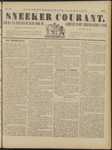 Sneeker Nieuwsblad nl 1893-07-05