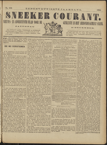 Sneeker Nieuwsblad nl 1896-12-19