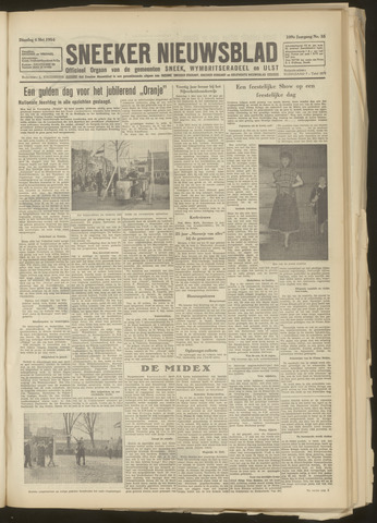 Sneeker Nieuwsblad nl 1954-05-04