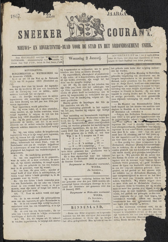 Sneeker Nieuwsblad nl 1867-01-02