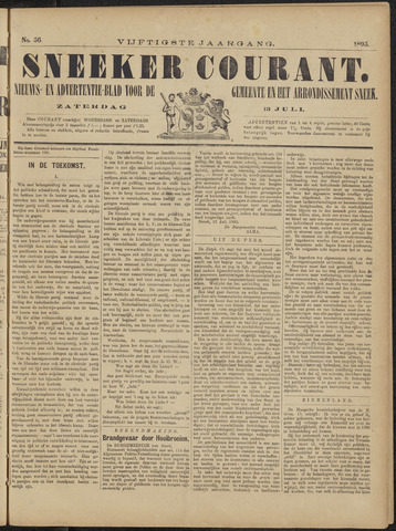 Sneeker Nieuwsblad nl 1895-07-13