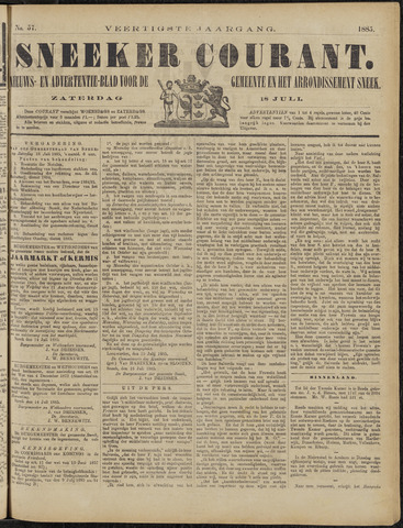 Sneeker Nieuwsblad nl 1885-07-18
