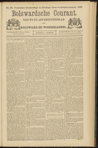 Bolswards Nieuwsblad nl 1898-12-01