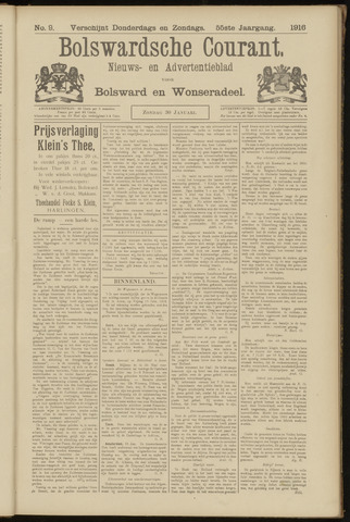 Bolswards Nieuwsblad nl 1916-01-30
