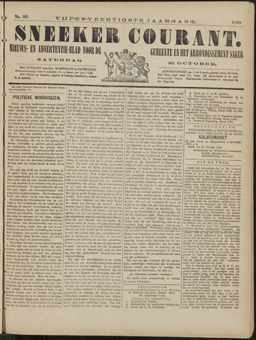 Sneeker Nieuwsblad nl 1890-10-25