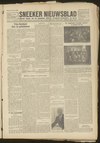 Sneeker Nieuwsblad nl 1954-03-16