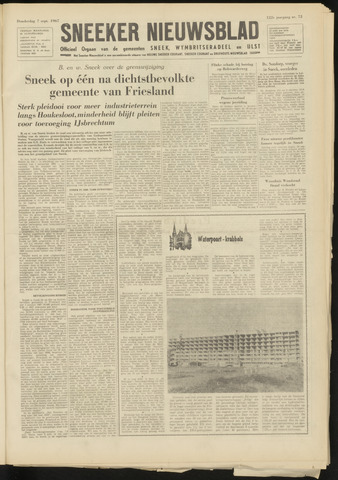 Sneeker Nieuwsblad nl 1967-09-07